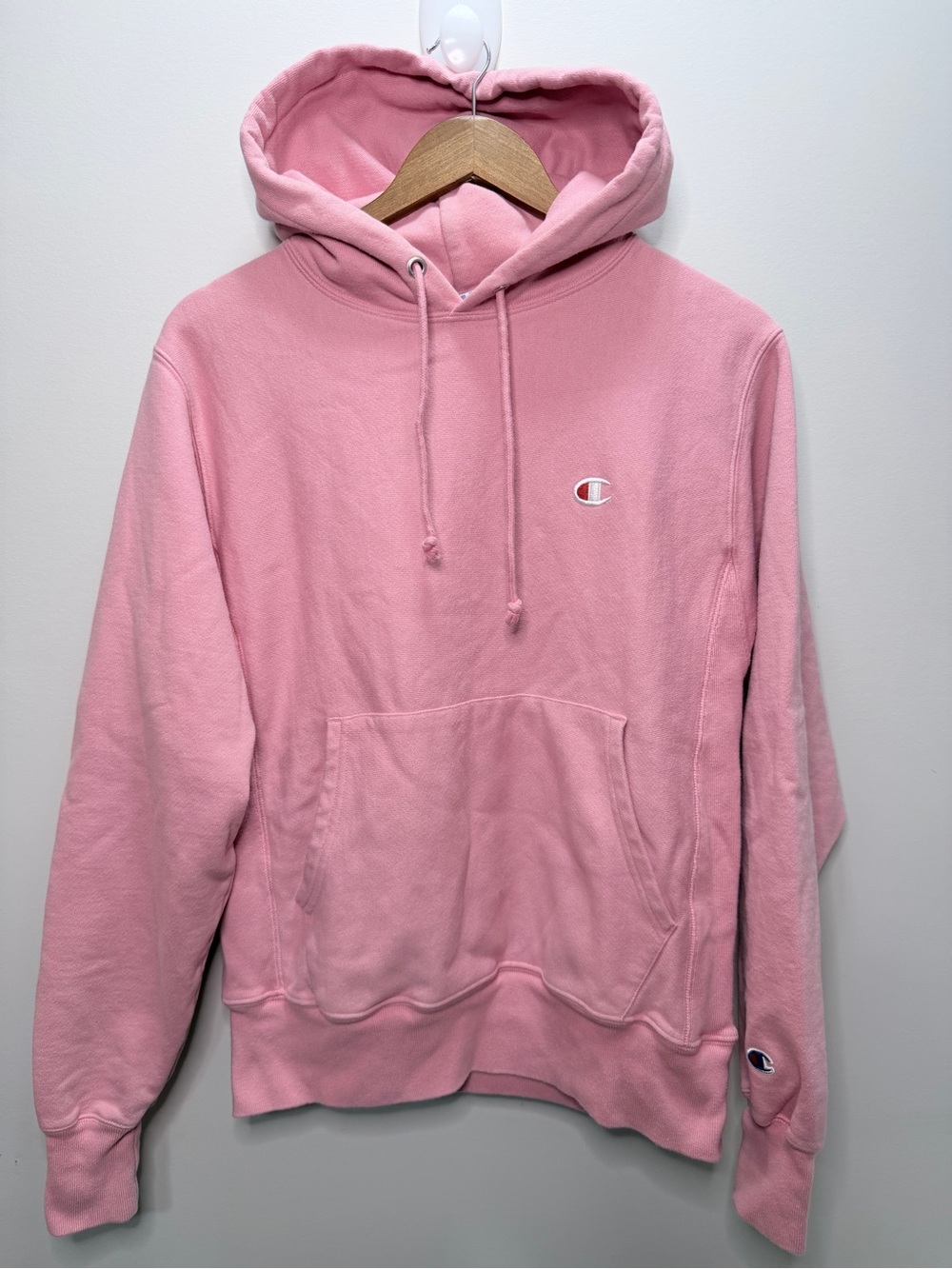 Champion Rose-Pink Pullover Hoodie US Small / Asia L